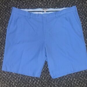 Peter Millar Light Blue Flat Front Shorts